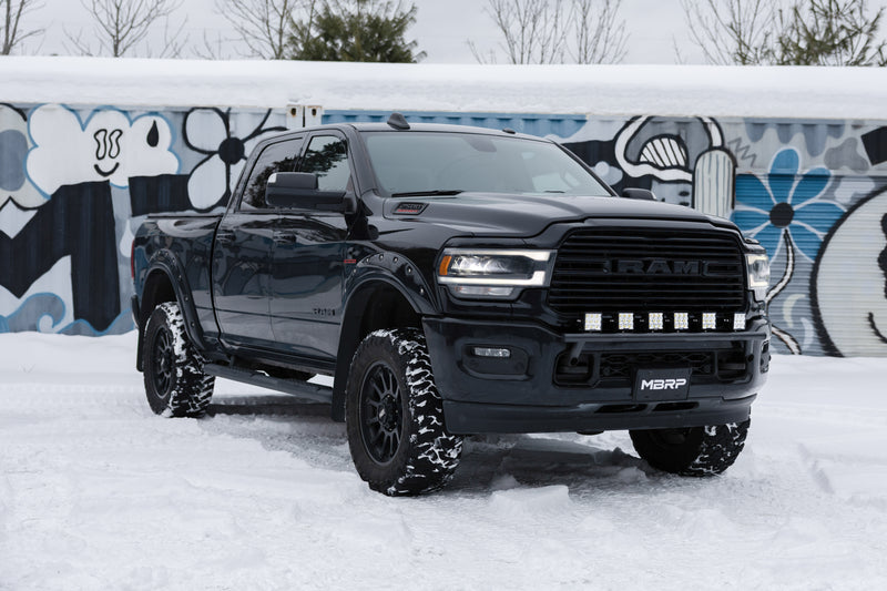 MBRP Black Coated Bumper Light Mounting Bar | 2019+ Ram 2500