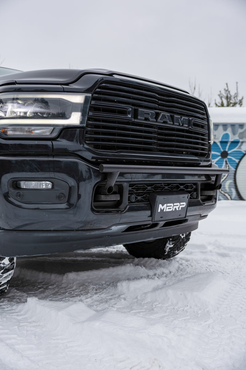 MBRP Black Coated Bumper Light Mounting Bar | 2019+ Ram 2500