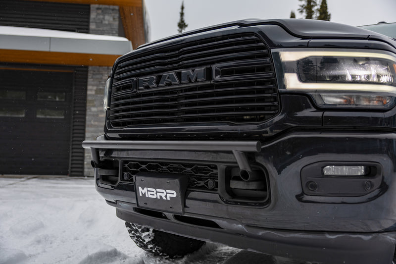MBRP Black Coated Bumper Light Mounting Bar | 2019+ Ram 2500
