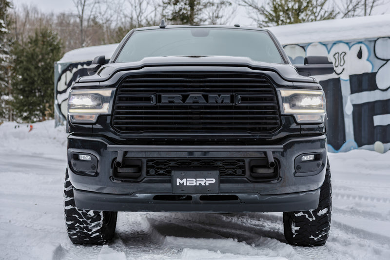 MBRP Black Coated Bumper Light Mounting Bar | 2019+ Ram 2500