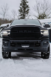 MBRP Black Coated Bumper Light Mounting Bar | 2019+ Ram 2500