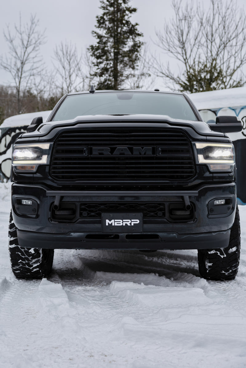 MBRP Black Coated Bumper Light Mounting Bar | 2019+ Ram 2500