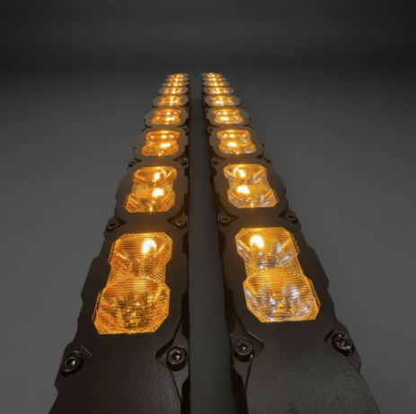 M & R 40in Light Bar - PRO | Yellow + Amber DRL | 2024+ Ford F150 Tremor