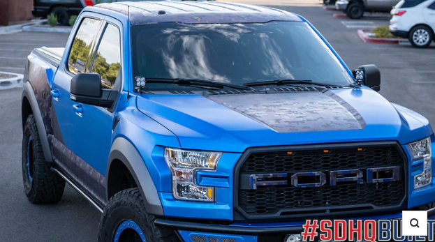 SDHQ OFFROAD | Ford F-150 SDHQ Built A-Pillar Light Mounts | 2015-2020