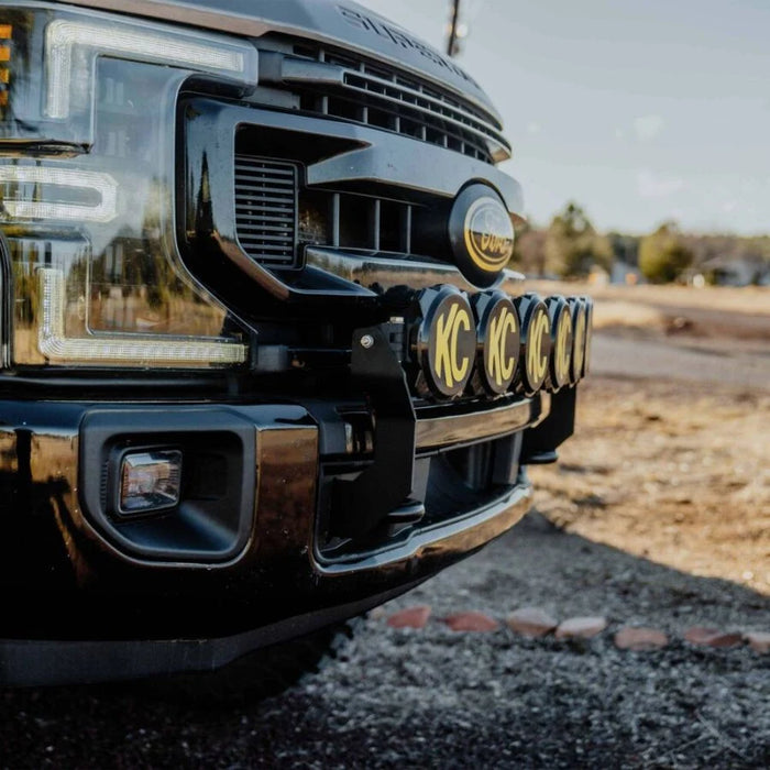KC HiLites Front Bumper Gravity LED Pro6 - 7-Light Bar Kit | 2017+ F250 / 350 - Underland Offroad