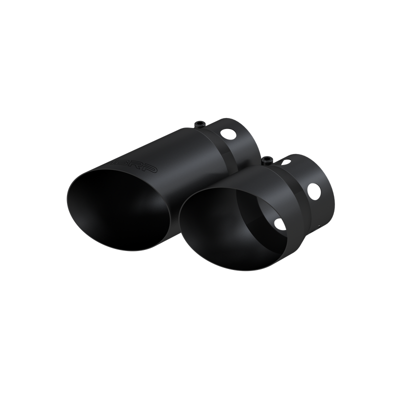 MBRP Black Coated Tip Cover Set 4 Inch ID 5 Inch Outlet 6.75 Inch/9.75 Inch Length | 2008+ Ford 6.4L/6.7L Powerstroke