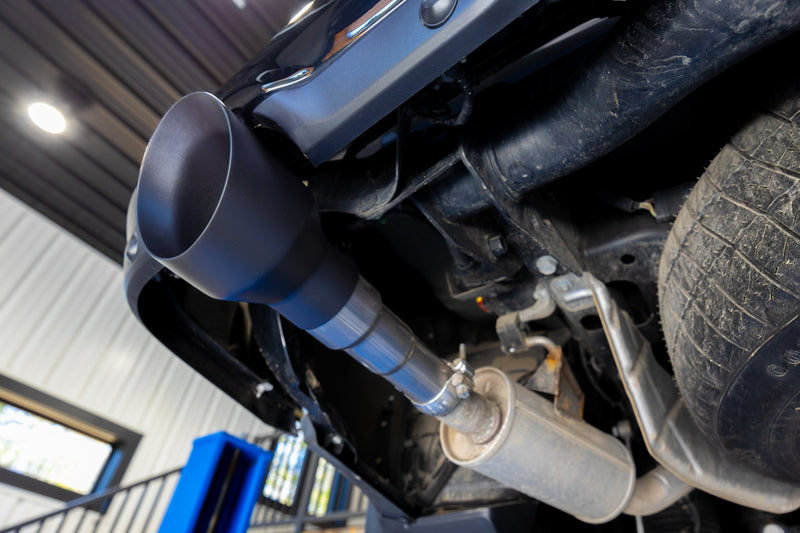 MBRP Armor BLK 5 Inch OD Black Exhaust Tips Dual Wall Angle Cut Sold in Pairs | 2019-2024 Ram 1500 5.7L Hemi