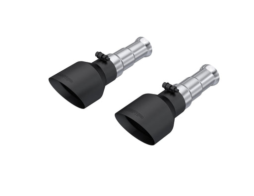 MBRP Armor BLK 5 Inch OD Black Exhaust Tips Dual Wall Angle Cut Sold in Pairs | 2009-2018 Ram 1500 and 2019-2024 Ram 1500 5.7L Hemi