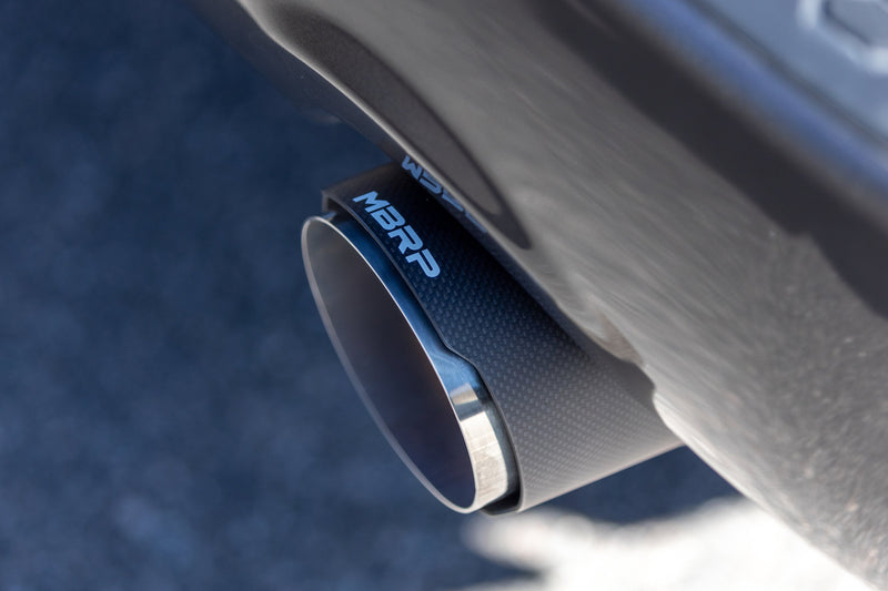 MBRP 5 Inch OD Carbon Fiber Exhaust Tips Dual Wall Angle Cut Sold in Pairs | 2009-2018 Ram 1500 and 2019-2024 Ram 1500 5.7L Hemi