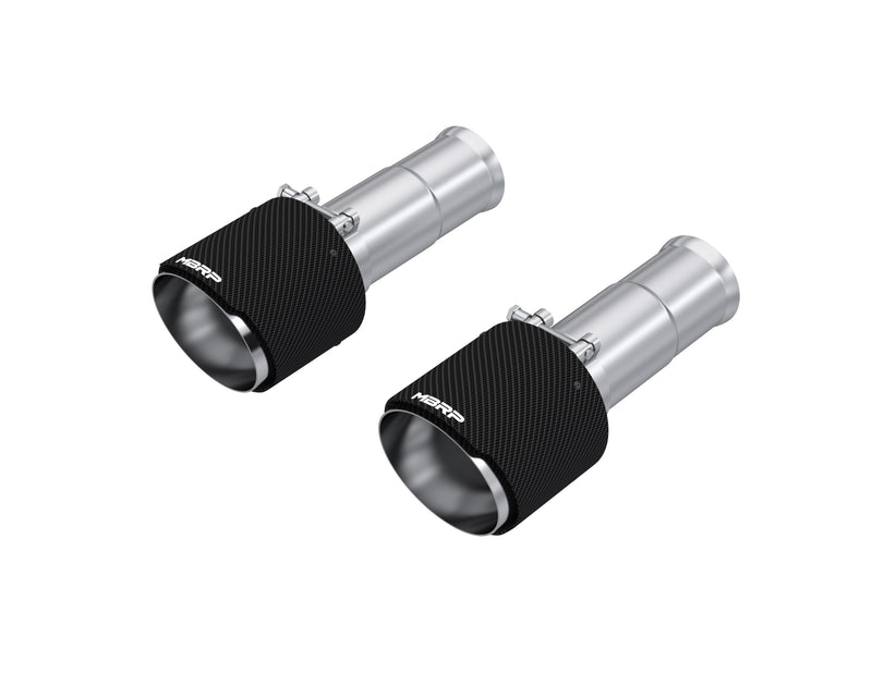 MBRP 5 Inch OD Carbon Fiber and Stainless Exhaust Tips Sold in Pairs | 2025+ Ram 1500 3.0L SST