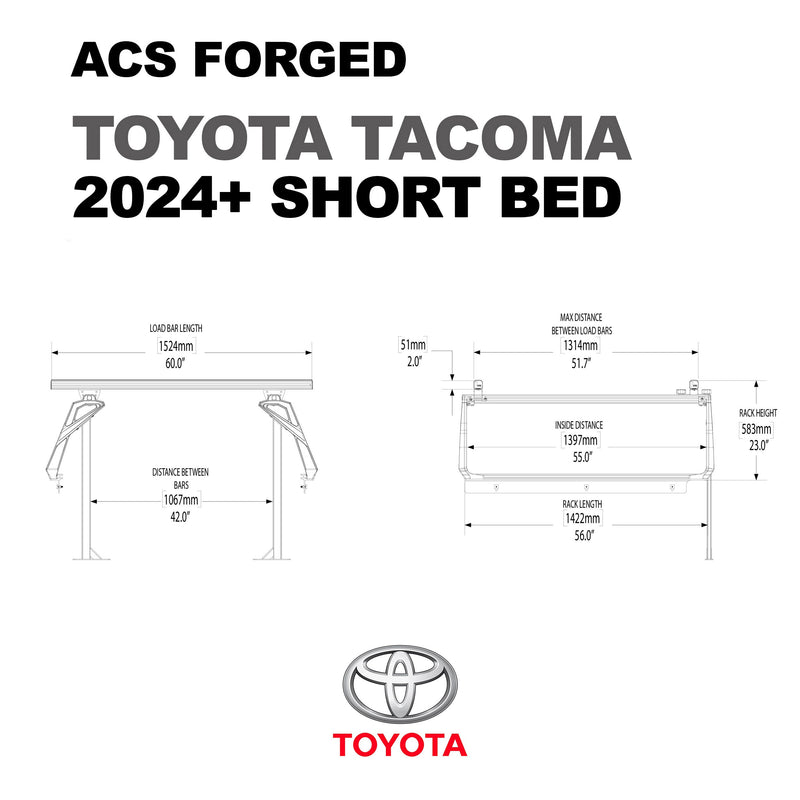 Leitner ACS FORGED Bed Rack for TOYOTA TRUCKS