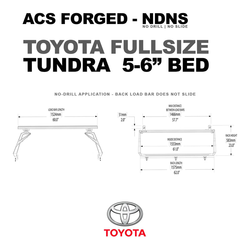 Leitner Active Cargo System - FORGED NO DRILL - Toyota