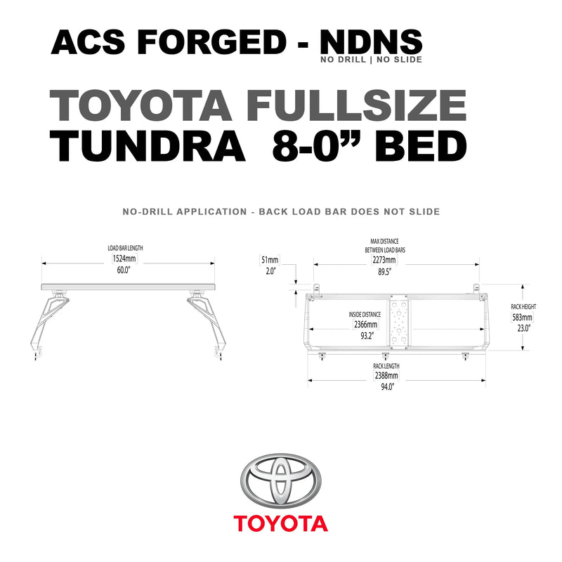 Leitner Active Cargo System - FORGED NO DRILL - Toyota