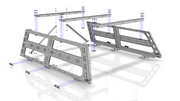 CBI Cab Height Bed Rack | 2004-20 F150 - Underland Offroad
