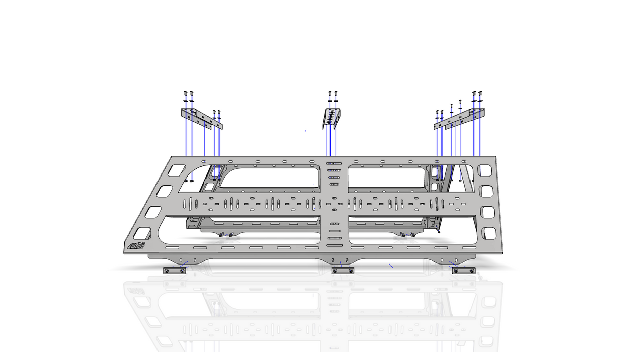 CBI Cab Height Bed Rack | 2004-20 F150 - Underland Offroad