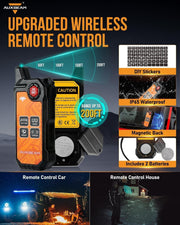 Auxbeam AS-400 4 Gang RGB Slim Switch Panel with APP & Remote Control - Colorado & Canyon Enthusiasts
