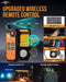 Auxbeam AS-400 4 Gang RGB Slim Switch Panel with APP & Remote Control - Colorado & Canyon Enthusiasts