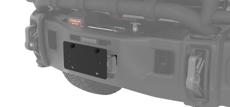 AEV Front License Plate Mount | Hawse Fairlead - Underland Offroad