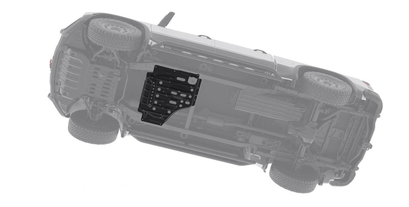 AEV Transfer Case Skid Plate | 2019+ Chevrolet Silverado 1500 and GMC Sierra 1500