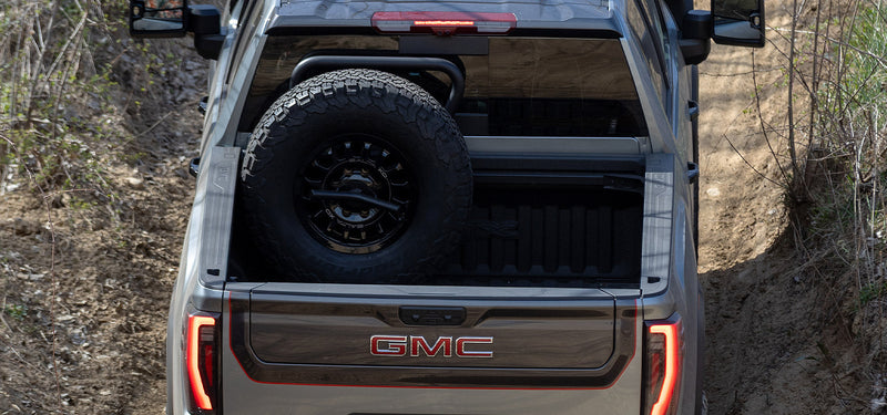 AEV Vertical Tire Mount | 2020+ Chevrolet Silverado HD and GMC Sierra HD