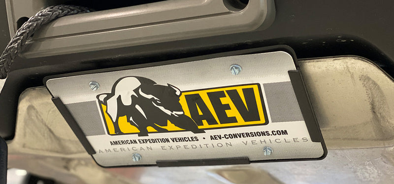AEV Front Bumper License Plate Bracket | 2017-2020 Colorado ZR2