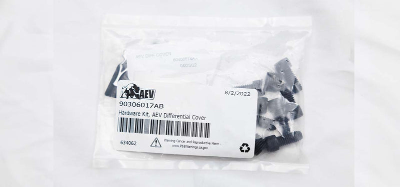AEV JK Differential Hardware Kit
