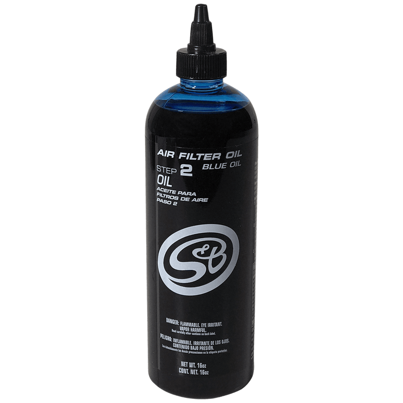 S&B 16 oz. Bottle of Air Filter Oil - Blue