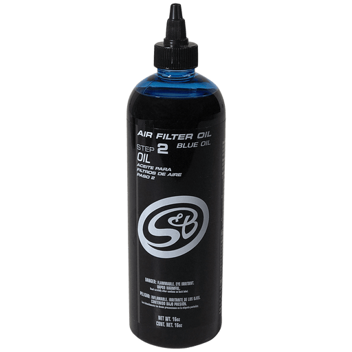 S&B 16 oz. Bottle of Air Filter Oil - Blue