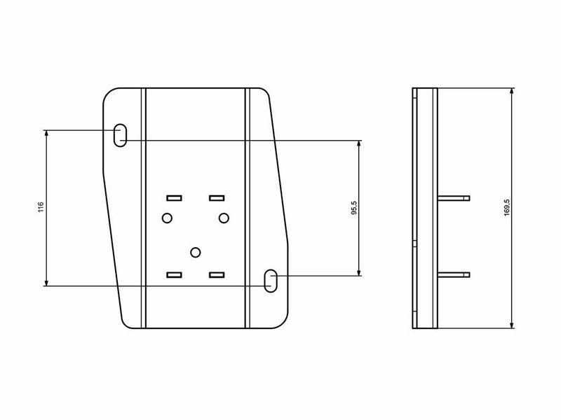 Dometic Front Runner Universal Awning Brackets