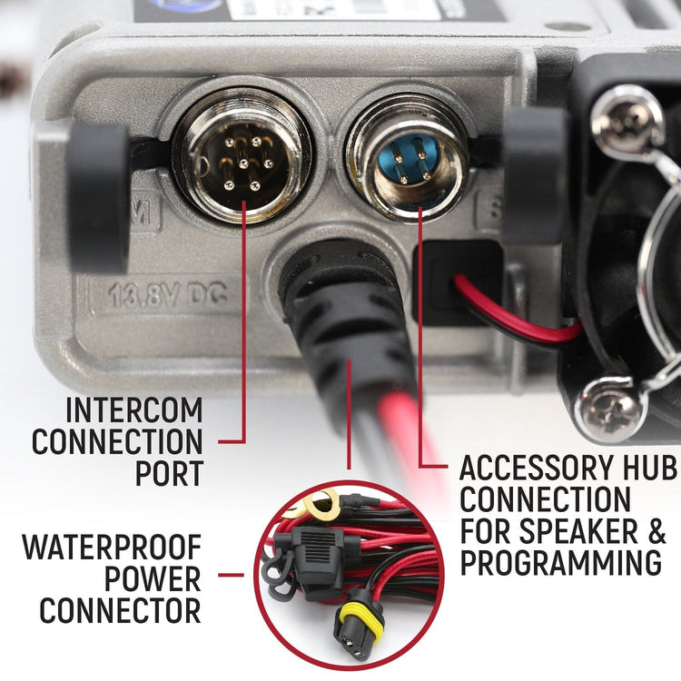 Rugged Radios G1 ADVENTURE SERIES Waterproof GMRS Mobile Radio Kit with Antenna - Colorado & Canyon Enthusiasts