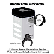 Rugged Radios Aluminum Radio Box for Handheld Radios - Colorado & Canyon Enthusiasts