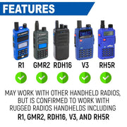 Rugged Radios Radio Mount for Handheld Radios - Colorado & Canyon Enthusiasts