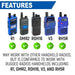 Rugged Radios Radio Mount for Handheld Radios - Colorado & Canyon Enthusiasts