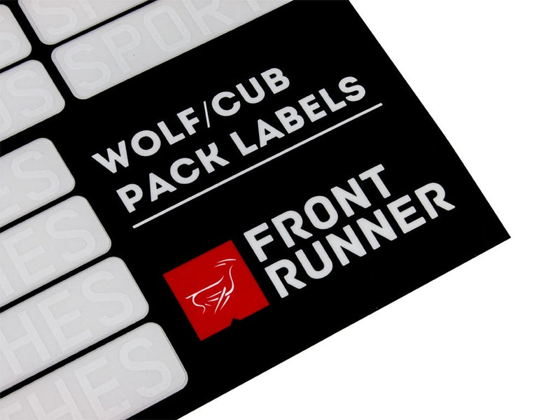 Dometic Front Runner Wolf/Cub Pack Campsite Organizing Labels