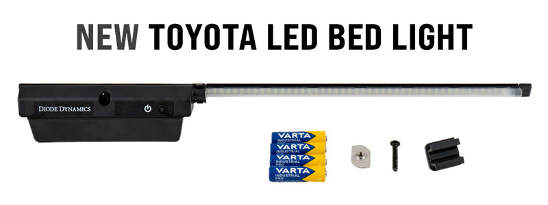 Diode Dynamics | LED Bed Light with Toyota Bed Rail Adapter | 2005-2027 Toyota Tacoma - Underland Offroad