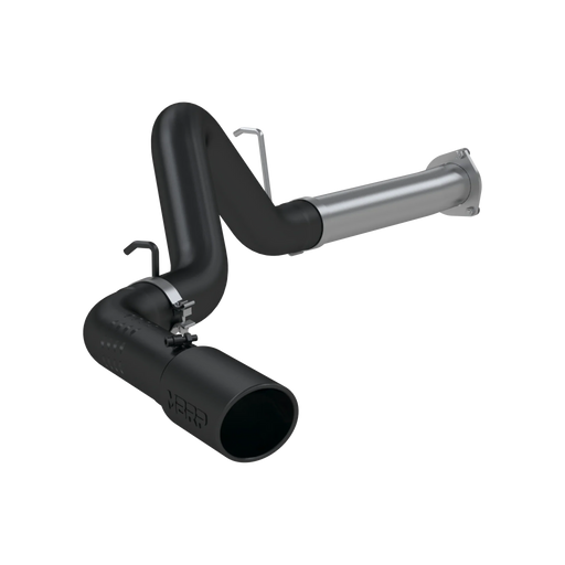 MBRP Armor BLK 4 Inch Filter Back Exhaust Single Side Exit Black Coated | 2007-2010 Chevrolet/GMC Silverado/Sierra 2500/3500 Duramax LMM