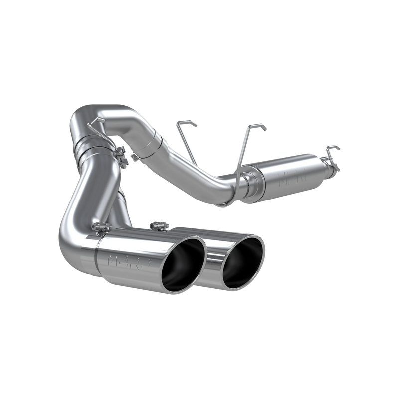 MBRP Armor Lite 4 Inch Cat Back Exhaust Single Side Dual Outlet Aluminized | 2014+ Ram 2500/3500 6.4L