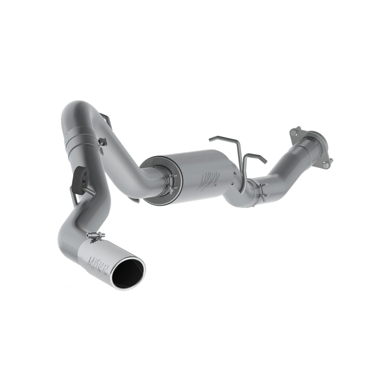 MBRP Armor Plus 3.5 Inch Cat Back Exhaust Single Side T409 Stainless | 2007-2010 Chevrolet/GMC Silverado/Sierra 2500 HD 6.0L Extended/Crew Cab Short Bed