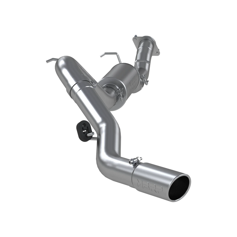 MBRP Armor Lite 3.5 Inch Cat Back Exhaust Single Side Aluminized | 2007-2010 Chevrolet/GMC Silverado/Sierra 2500HD 6.0L Extended/Crew Cab Short Bed