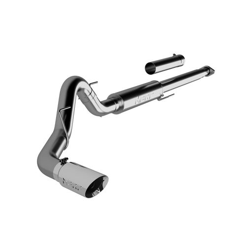 MBRP Armor Pro 4 Inch Cat Back Exhaust Single T304 Stainless | 2015-2020 Ford F-150 2.7L/3.5L EcoBoost Excludes 2019 F-150 Limited