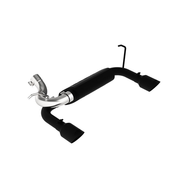MBRP Armor BLK Axle Back Exhaust Dual Rear Exit Black Coated | 2007-2018 Jeep Wrangler/Rubicon JK 3.6L/3.8L V6