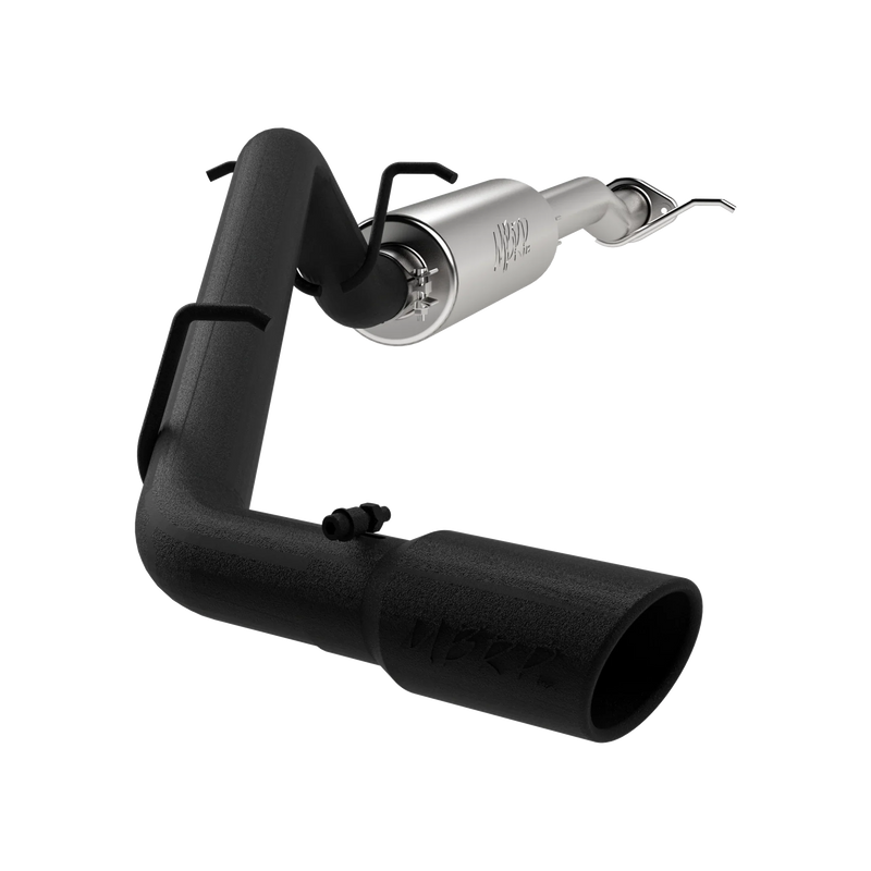 MBRP Armor BLK 3 Inch Cat Back Exhaust Single Side Black Coated | 2015-2016 Chevrolet/GMC Colorado/Canyon