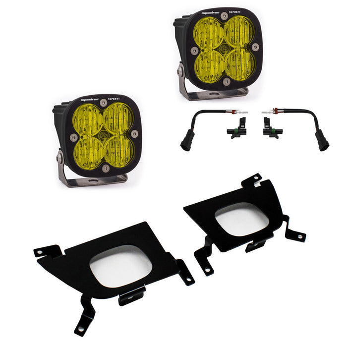 Baja Designs Squadron Sport Fog Pocket Light Kit - 19-22 Silverado 1500 / 20-22 2500HD/3500HD - Underland Offroad