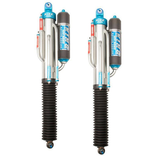 King Shocks 2017+ Ford F150 Raptor 4WD Rear 3.0 Dia Bypass Piggyback Shock w/Perf Fin Res (Pair) - Underland Offroad